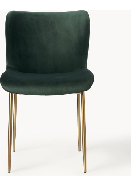 Tess Kadife Sandalye - 30.000 Martindale, Kavisli Form, Metal Ayaklı, Konforlu Tasarım modelleri