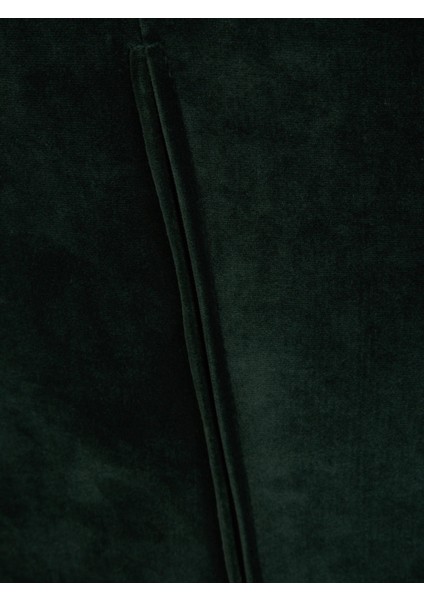 Tess Kadife Sandalye - 30.000 Martindale, Kavisli Form, Metal Ayaklı, Konforlu Tasarım