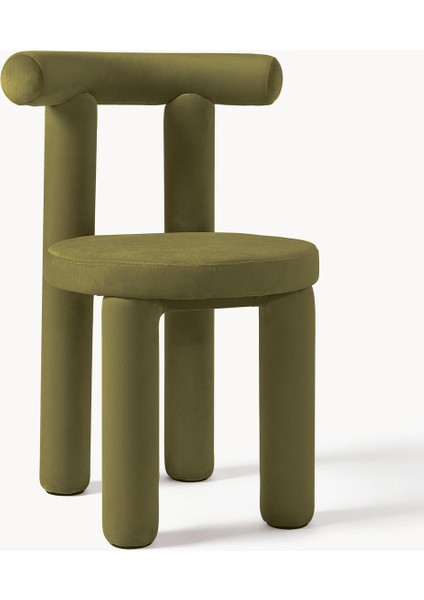 Calan Kadife Sandalye – 30.000 Martindale, Kavisli Form, Konforlu ve Modern Tasarım fiyatları