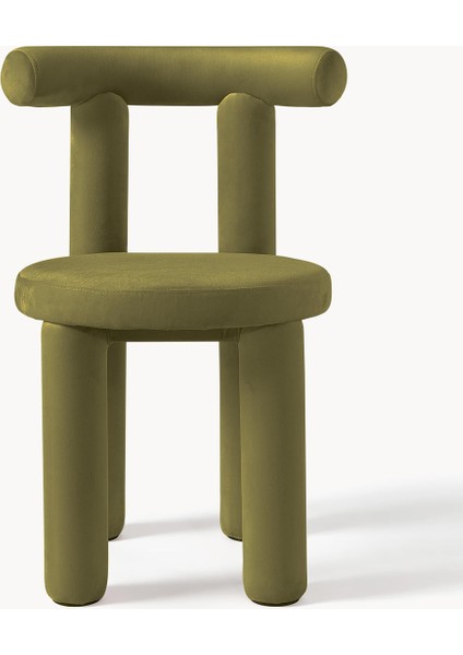 Calan Kadife Sandalye – 30.000 Martindale, Kavisli Form, Konforlu ve Modern Tasarım fırsatları