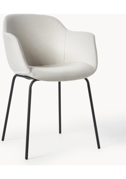 Fiji Kollu Sandalye – Scandi Stil, 40.000 Martindale, Metal Ayaklı, Dar Oturumlu fiyatları