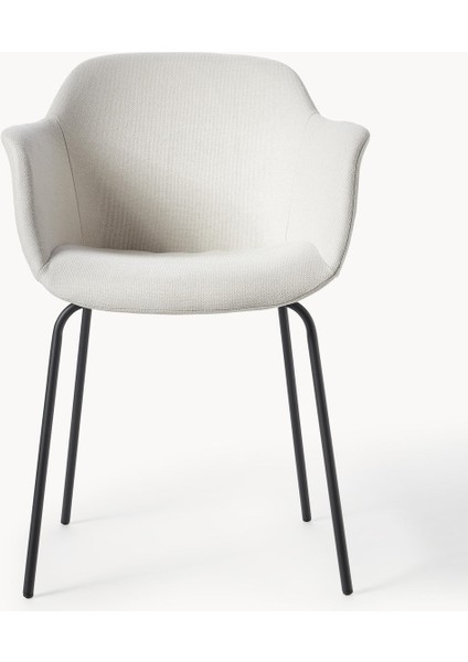 Fiji Kollu Sandalye – Scandi Stil, 40.000 Martindale, Metal Ayaklı, Dar Oturumlu fırsatları