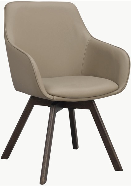 Alison Döner Koltuk Seti (2 Adet): Siyah Deri, Konforlu, Döner Mekanizma