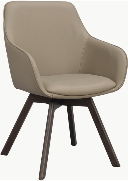 Alison Döner Koltuk Seti (2 Adet): Siyah Deri, Konforlu, Döner Mekanizma fiyatları