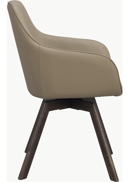 Alison Döner Koltuk Seti (2 Adet): Siyah Deri, Konforlu, Döner Mekanizma fırsatları