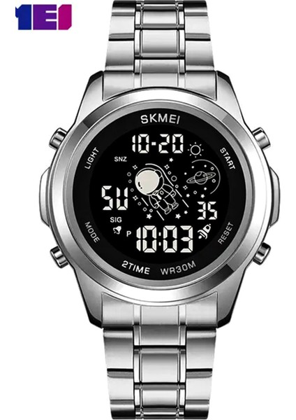 Skmei 2019 Astronauts Dijital Black Erkek Kol Saati
