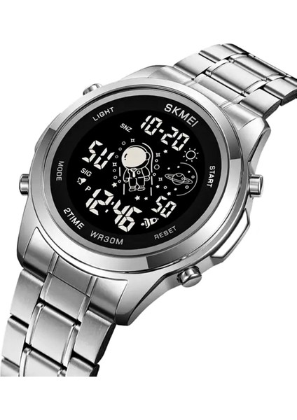 Skmei 2019 Astronauts Dijital Black Erkek Kol Saati modelleri