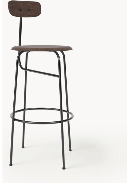 Afteroom Metal ve Ahşap Bar Taburesi - Minimalist, Konforlu Tasarım