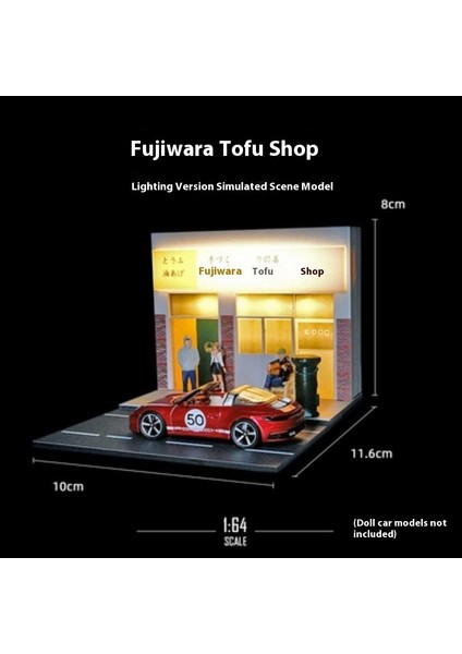 1:64 Minyatür Sahne Modeli Simülasyon 711 Market Süpermarket Fotoğrafçılık Sahne Süsleri Üç Boyutlu Monte Edilmiş (Yurt Dışından)