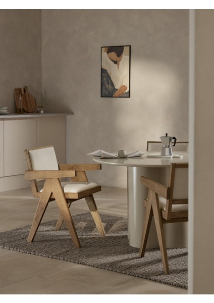 Sissi Kollu Sandalye - Ikonik Tasarım, Döşemeli, Fsc® Sertifikalı Masif Ahşap Gövde modelleri
