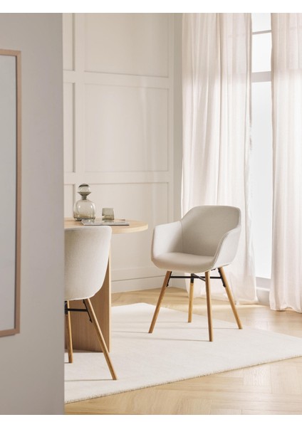 Fiji Kollu Sandalye – Scandi Stil, 40.000 Martindale, Metal Ayaklı, Dar Oturumlu modelleri