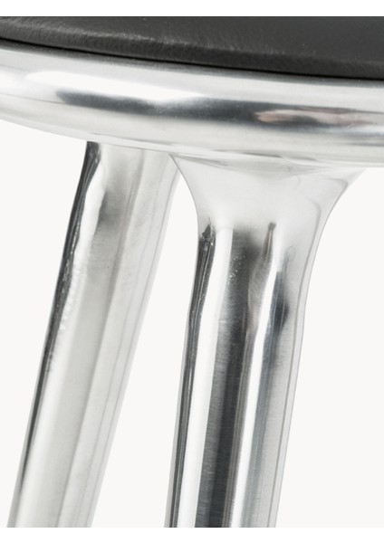 High Stool Bar Taburesi - Deri Oturaklı, Kayın Ağacı fırsatları