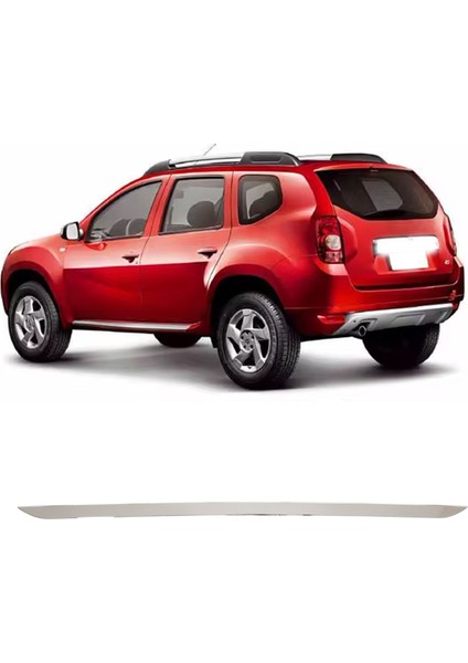 Dacia Duster Uyumlu 2010-2017 Krom Bagaj Alt Çıtası Paslanmaz Çelik