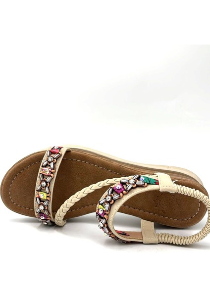 Papi Poli Hafif Taban Kadın Sandalet Ten indirimleri