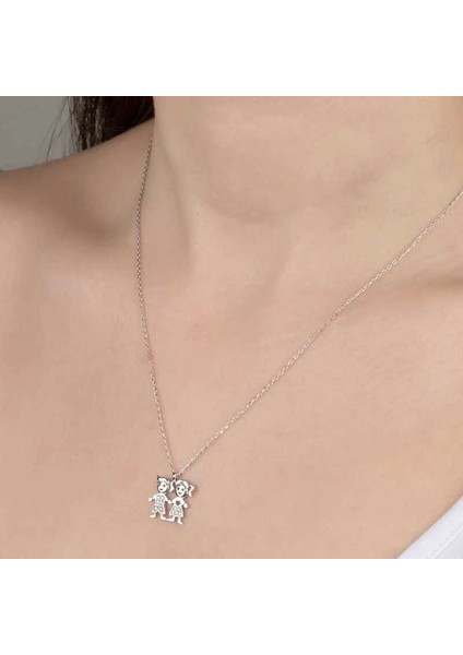 Swarovski Taşlı Gümüş Erkek Kız Çocuk Bayan Kolye fiyatları