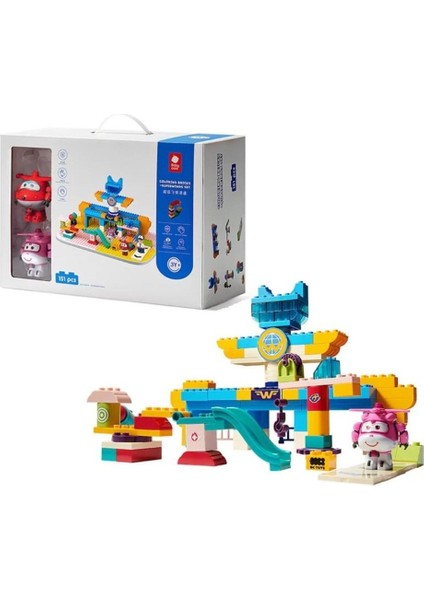 Superwings 151 Parça Renkli Yapım Seti