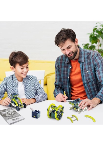 12SI1 Arada Güneş Enerjili Robot Kiti, 8-12+ Yaş Çocuklar Için Dıy Yapı Oyuncağı, Stem Eğitim Seti fiyatları