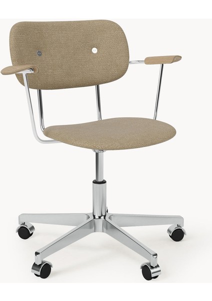 Co Deri Çalışma Sandalyesi – Yüksekliği Ayarlanabilir, Döner & Ergonomik