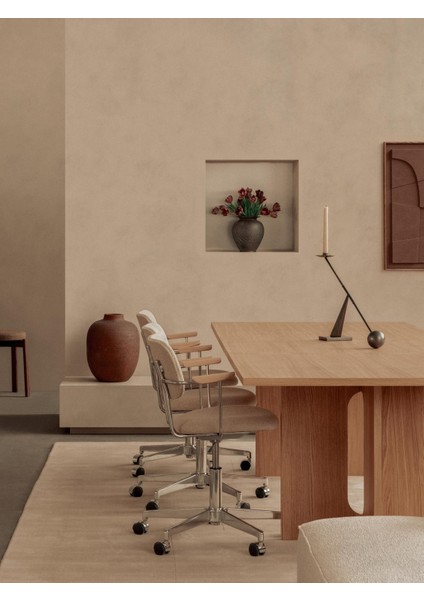 Co Deri Çalışma Sandalyesi – Yüksekliği Ayarlanabilir, Döner & Ergonomik