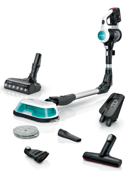 BCS71HYG1 2'si 1 Arada Süpürme ve Silme Unlimited 7 Prohygienic Aqua Beyaz
