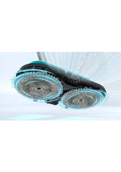 BCS71HYG1 2'si 1 Arada Süpürme ve Silme Unlimited 7 Prohygienic Aqua Beyaz fiyatları
