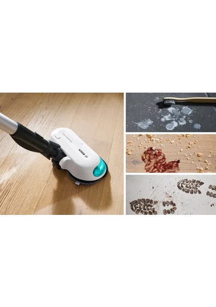 BCS71HYG1 2'si 1 Arada Süpürme ve Silme Unlimited 7 Prohygienic Aqua Beyaz fırsatları