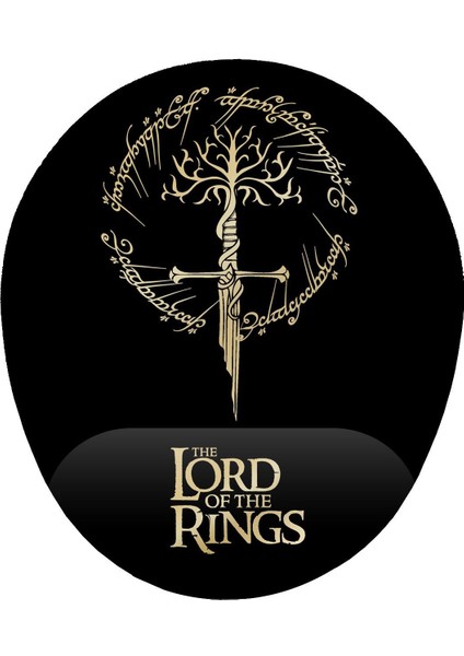 Lotr Yüzüklerin Efendisi Bilek Destekli Kaymaz Buruşmaz Kırılmaz Mouse Pad
