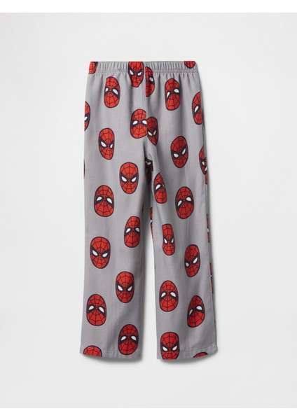 Erkek Çocuk Açık Gri Marvel Grafikli Pijama Altı modelleri