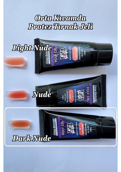 30 ml Protez Tırnak Jeli Poly Jel Evde Kolay Protez Tırnak Yap fırsatları