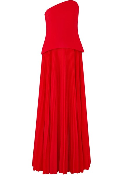 Britt Maxi Dress Askısız Maxi Elbise Pembe