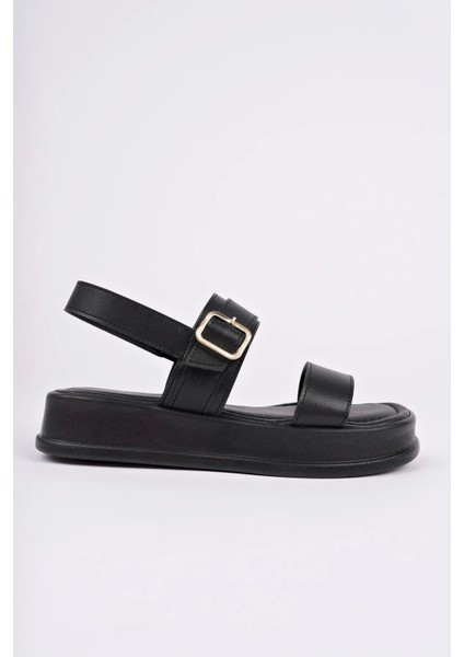 Poli Hafif Taban Günük Kadın Sandelet Siyah indirimleri