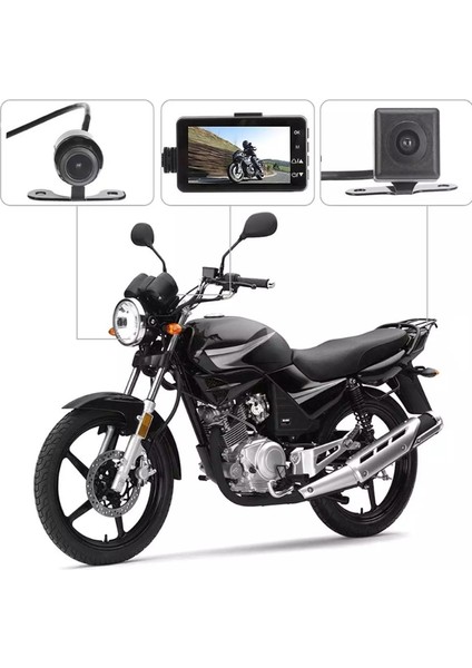 4K Full Hd 2 Kameralı Ön ve Arka Görüş Motosiklet Kamerası - Motor Kamerası fırsatları