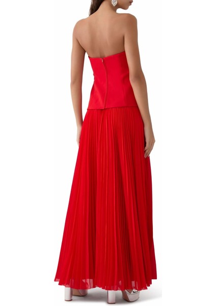 Britt Maxi Dress Askısız Maxi Elbise Pembe fırsatları