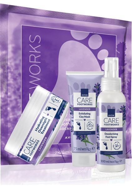 Foot Works Lavanta Özlü Ayak Bakım Paketi