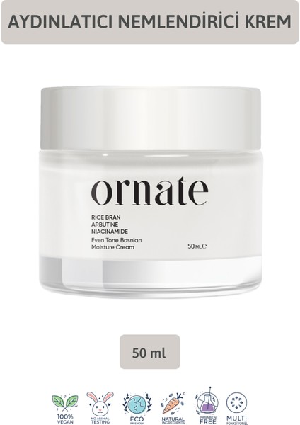 Boşnak Beyazlatıcı Nemlendirici Leke Kremi Bosnian Cream 50 ml