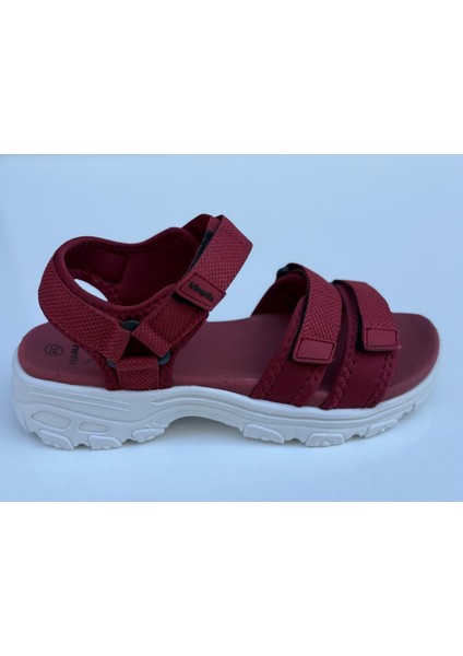 INTYD20B02 Bordo Kadın Sandalet