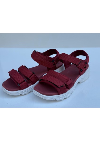 INTYD20B02 Bordo Kadın Sandalet