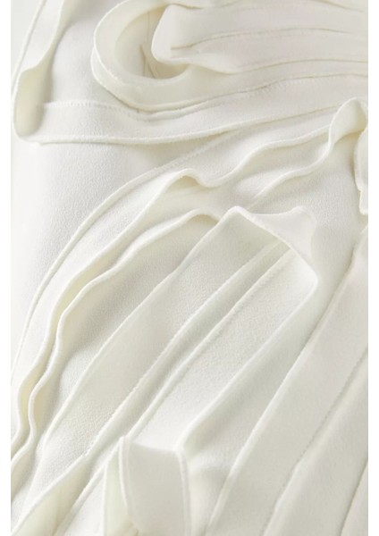 Grovehill Strip, Detail Mini Dress, Beyaz Mini Elbise fırsatları