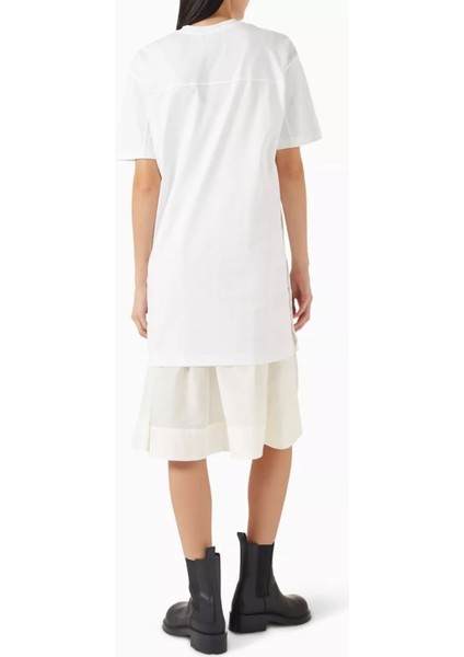 Oversize Tişört Midi Elbise Rahat ve Modern Günlük Şıklık
