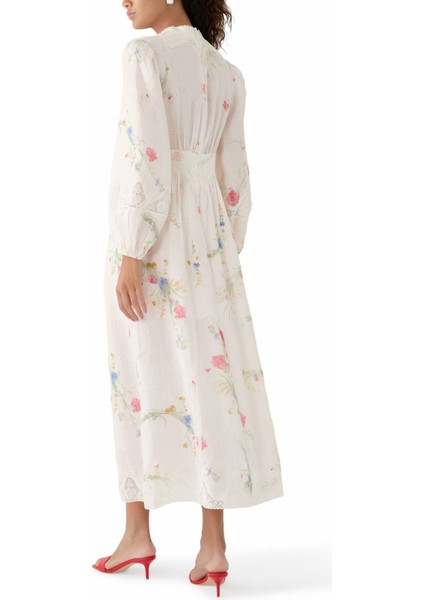 Lucky Lace Plunge Midi Dress ,dantel Detaylı V Yaka Midi Elbise modelleri