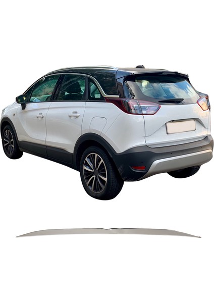 Opel Crossland Uyumlu 2017 ve Üzeri Krom Bagaj Alt Çıtası Paslanmaz Çelik fiyatları
