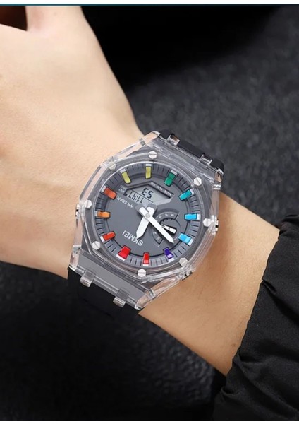 Skmei Erkek 2100 Renkli Spor Tasarım LED Kol Saati fırsatları