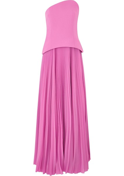 Britt Maxi Dress Askısız Maxi Elbise Pembe