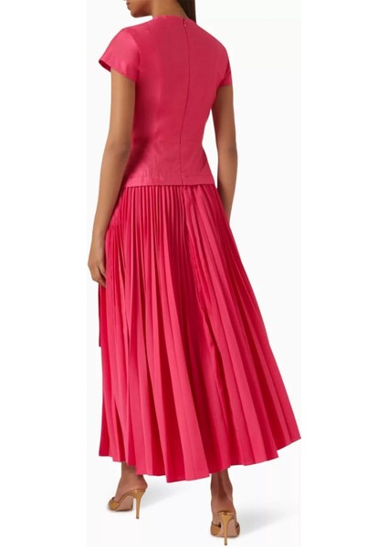 Docklands Fuschia Kemerli Midi Elbise modelleri