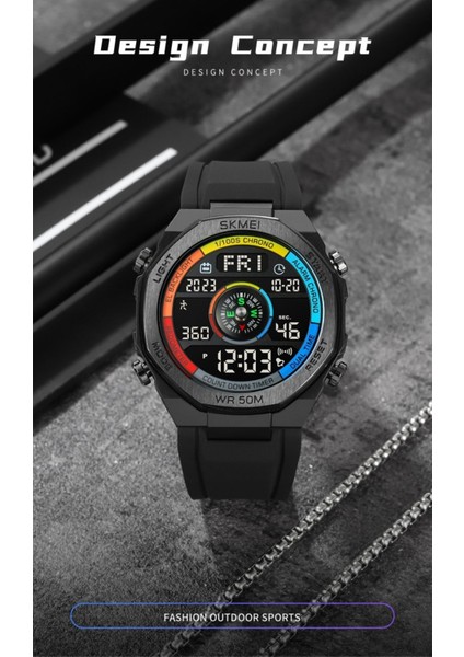 Skmei 2209 Pusulalı Spor Erkek Kol Saati