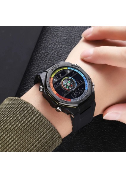 Skmei 2209 Pusulalı Spor Erkek Kol Saati