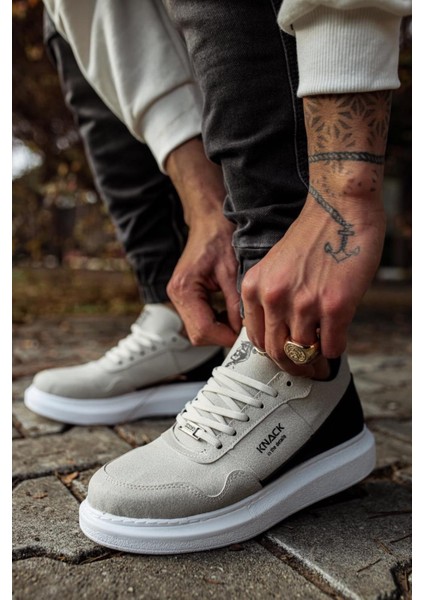 J040 Bağcıklı Ortopedik Taban Erkek Günlük Süet Sneaker Spor Ayakkabı Bt Taş Gri fiyatları