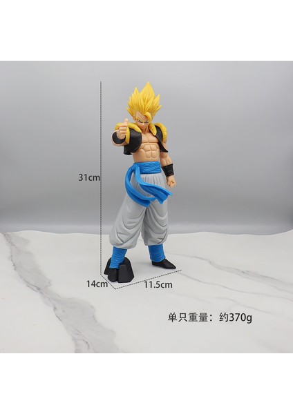 Animasyon Büyük Dragon Ball Sun Wukong Şekilli Kalıp Süsleme Gogeta Vegetto Saiyan (Yurt Dışından)