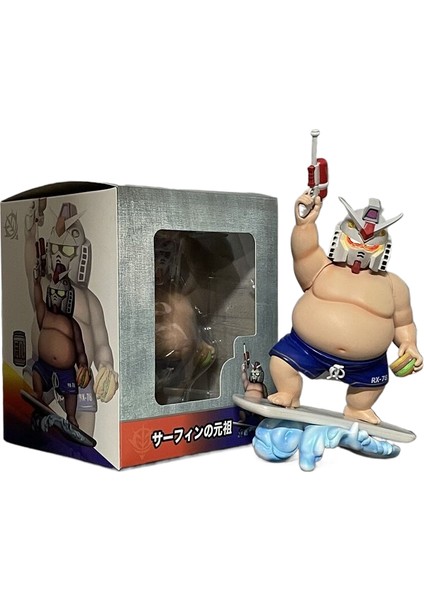 Gundam Şekilli Kalıp Süs 18 cm Protein Tozu Büyük Kas Ustası Zhazha Zaku Ünitesi-1 Kas Yağlı Yuanzu (Yurt Dışından)