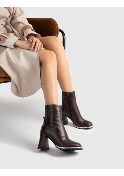 Japie Kadın Kahverengi Topuklu Bot fiyatları